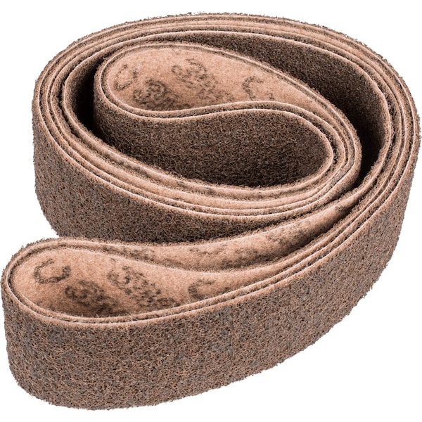 Pferd 2-1/2'' x 60'' POLIVLIES Surface Cond. Belt - Aluminum oxide - Coarse grade - 43675