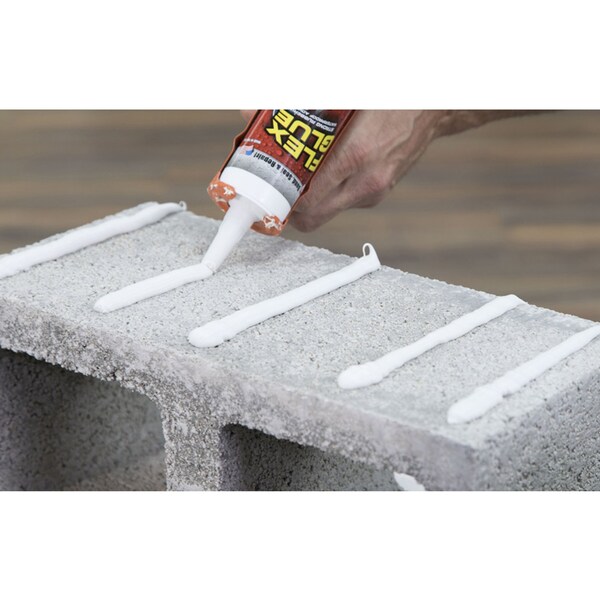 Flex Glue Flex Seal Family of Products Flex Glue MAX Extra Strength Rubber White Adhesive 28 oz - GFSMAXWHT28