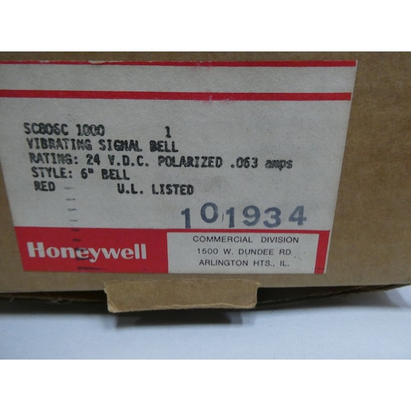 Honeywell Vibration Signal Bell Horns, Sirens And Buzzer - SC806C 1000