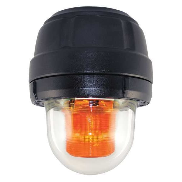 Federal Signal Warning Light, Amber, Strobe Tube, 120VAC - 27XST-120A-MOD
