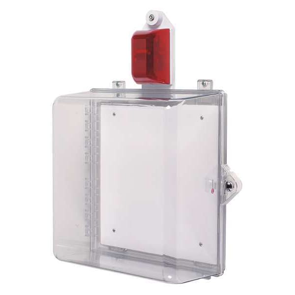 Safety Technology International Protective Cabinet, 16-1/4in., Thumb Lock - STI-7535