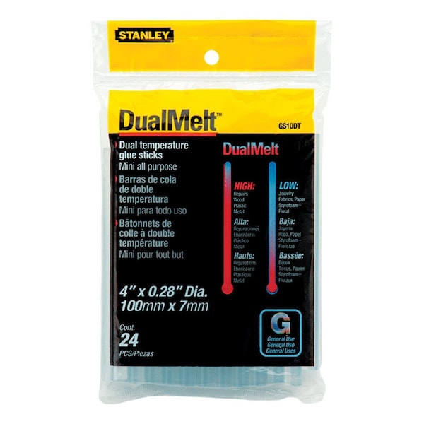 Cool Kitchen 4 in. Dual Temp Mini Glue Sticks - CO3308522