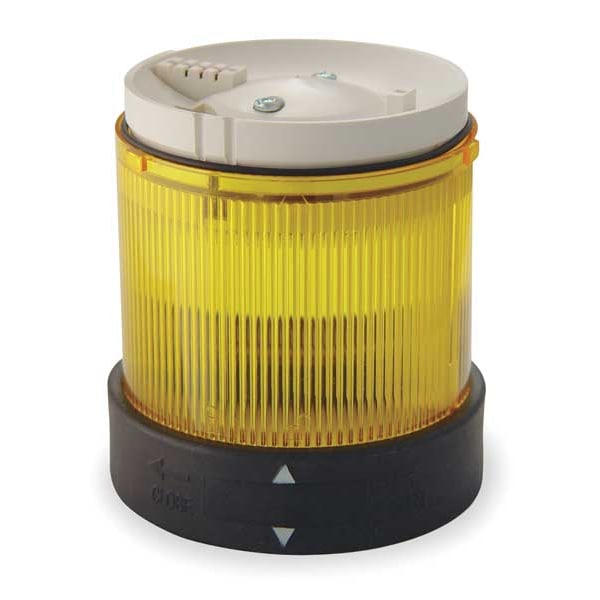 Schneider Electric Tower Light, Flashing, 24to48VDC, 70mm, Ylw - XVBC4B8