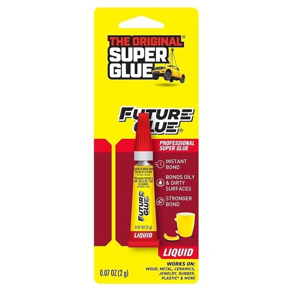 The Original Super Glue 00615 TV1 Super Glue, Liquid, Characteristic, Clear, 2 g, Tube - 11710042