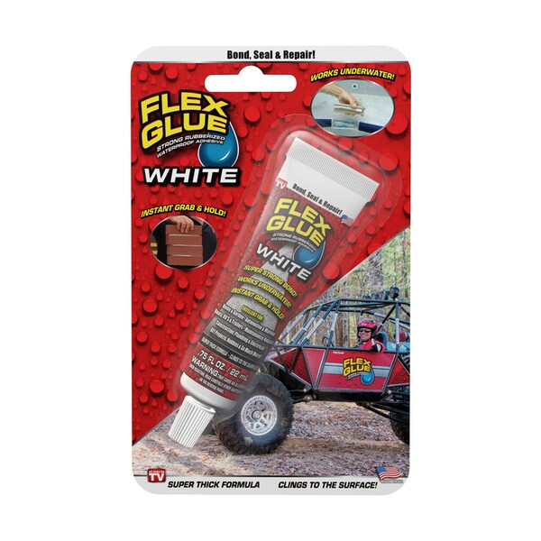 Flex Glue Flex Seal Family of Products Flex Glue MINI White Rubberized Waterproof Adhesive 0.75 oz - GFSWHTMINI-8