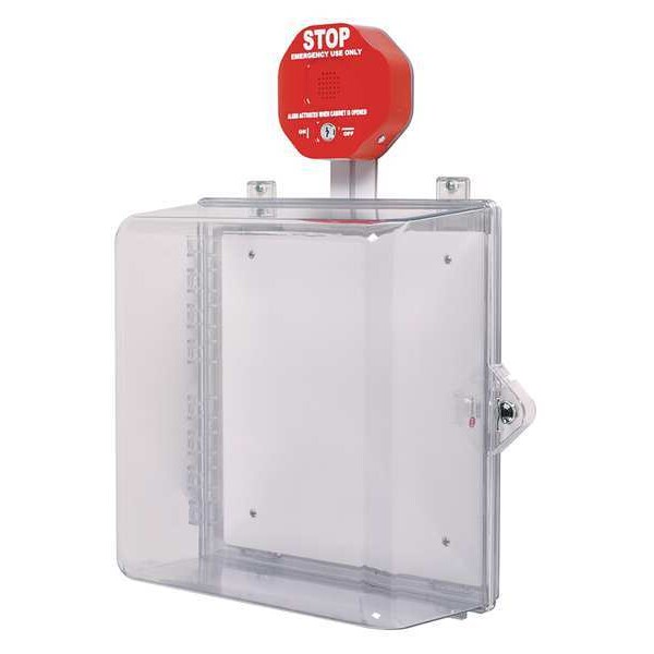 Safety Technology International Protective Cabinet, 16-1/4in., Key Lock - STI-7532