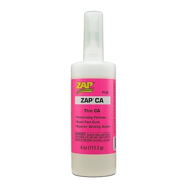Zap Glue 4 oz Cyanoacrylate Glue Bottle - PAAPT-06