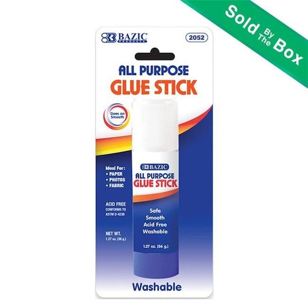 Bazic Products Bazic  2052  36g / 1.27 Oz Premium Jumbo Glue Stick Case of 24 - 2052