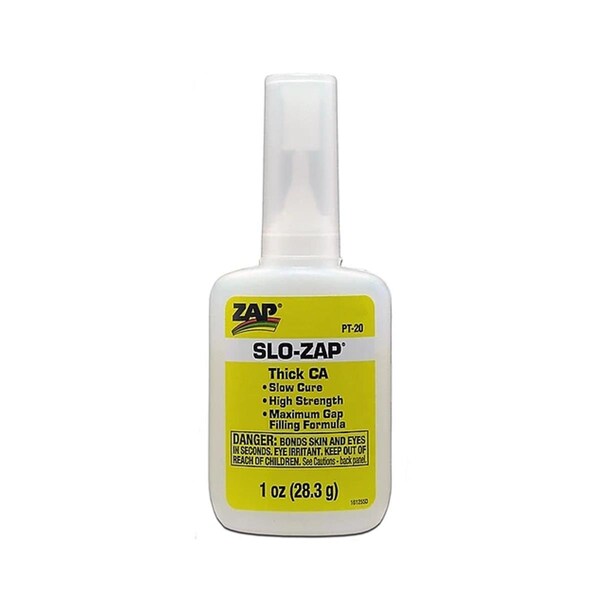 Zap Glue 1 oz Slo-Zap Thick Bottle - PAAPT-20