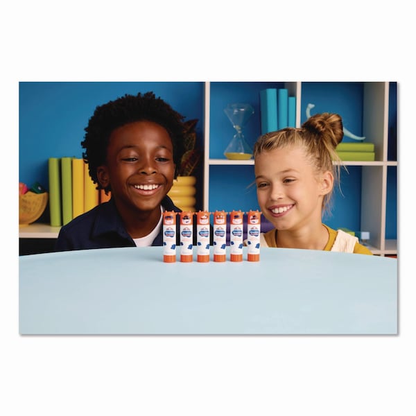 Elmers BlooStick Buddies and Disappearing Purple Glue Stick Combo Pack, 0.21 oz, Dries Clear, 12PK - 2213736