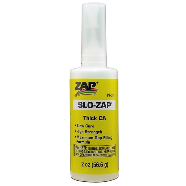 Zap Glue 2 oz Slo-Zap Thick Bottle - PAAPT-33