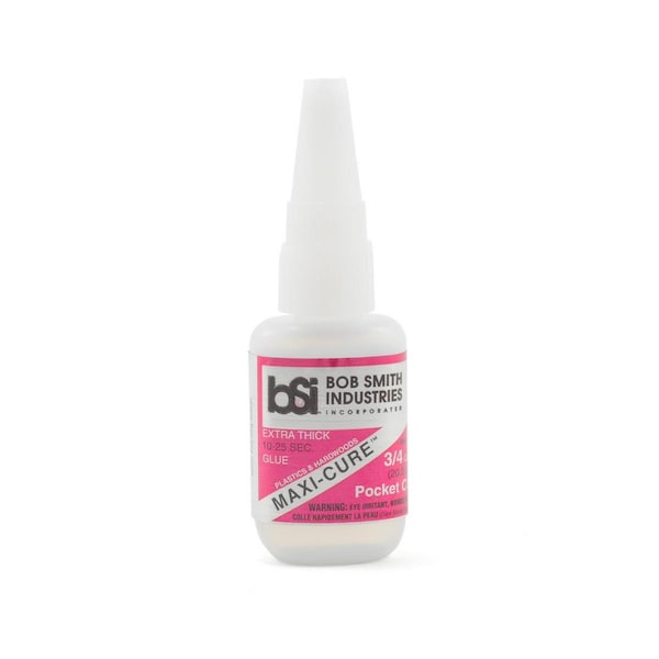 Bob Smith 0.75 oz Maxi Cure Pocket Extra Thick CA Glue with Pin in Cap - BSI135