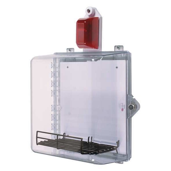 Safety Technology International Protective Cabinet, 16-1/4in, Siren/Strobe - STI-7534