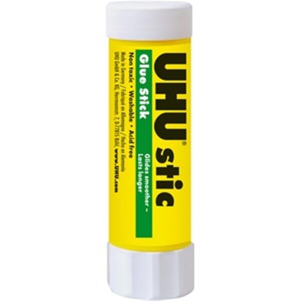 Homestead 1.41 oz UHU Stick Color Glue Stick, White - HO3743479