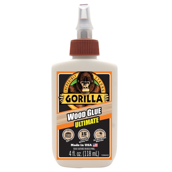 Gorilla Glue Gorilla Extra Strength Natural Wood Glue 4 oz - 104397