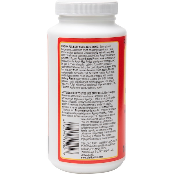 Mod Podge Plaid Mod Podge High Strength Glue White Gloss Adhesive Kit 16 oz - ACEMPG14
