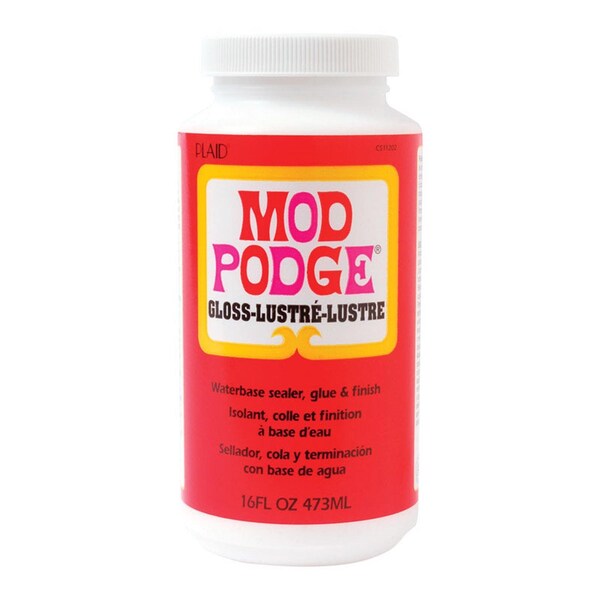 Mod Podge Plaid Mod Podge High Strength Glue White Gloss Adhesive Kit 16 oz - ACEMPG14