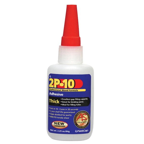 Fastcap 2P-10 2 oz Adhesive Thick Glue - Clear - FC2P10 THICK 2