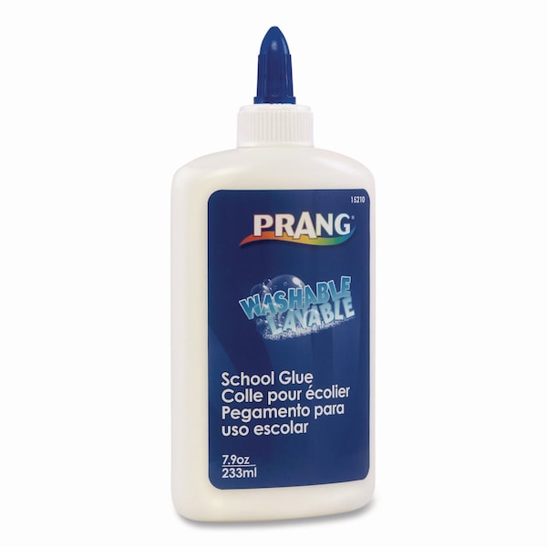 Prang Washable Liquid White School Glue, 7.9 oz, Dries Clear - X15210-0001