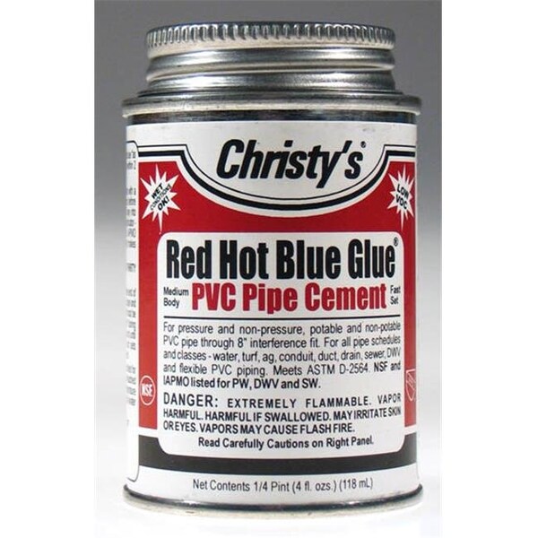 Eat-In 4 Oz Red Hot Blue Glue Low VOC - EA13521