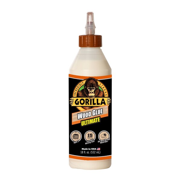 Gorilla Glue Gorilla Extra Strength Natural Wood Glue 18 oz - 104406