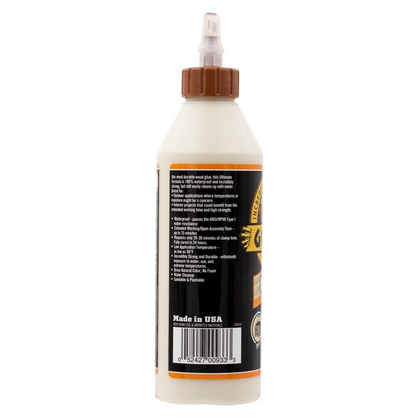Gorilla Glue Gorilla Extra Strength Natural Wood Glue 18 oz - 104406