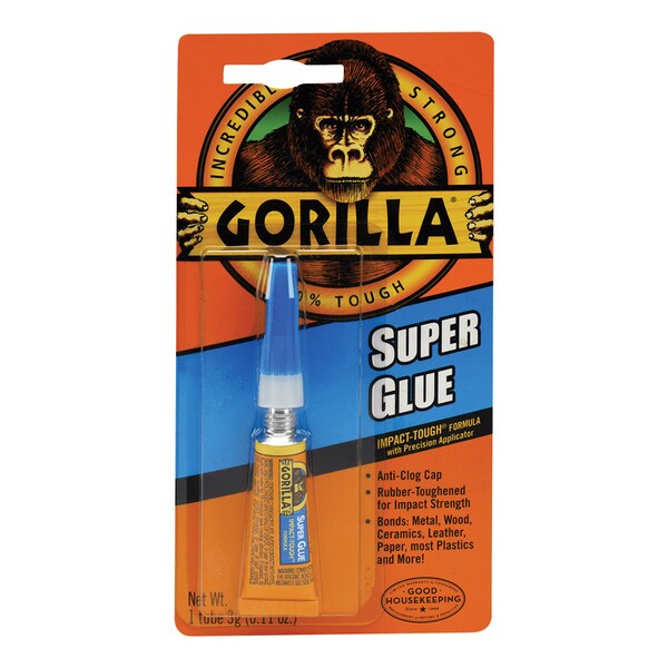 Gorilla Glue Gorilla High Strength Glue Clear Super Glue 3 gm - 7900102