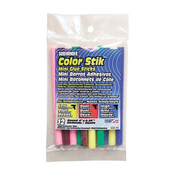 Fpc FPC CO-12V Mini All Temperature Colored Glue Sticks - CO-12V