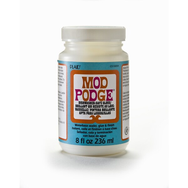 Plaid Plaid Mod Podge High Strength Glue Dishwasher-Safe Gloss Decoupage 8 oz - CS15059