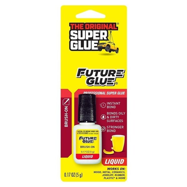 The Original Super Glue 15111 Super Glue, Liquid, Clear, 0.17 oz - 11710047