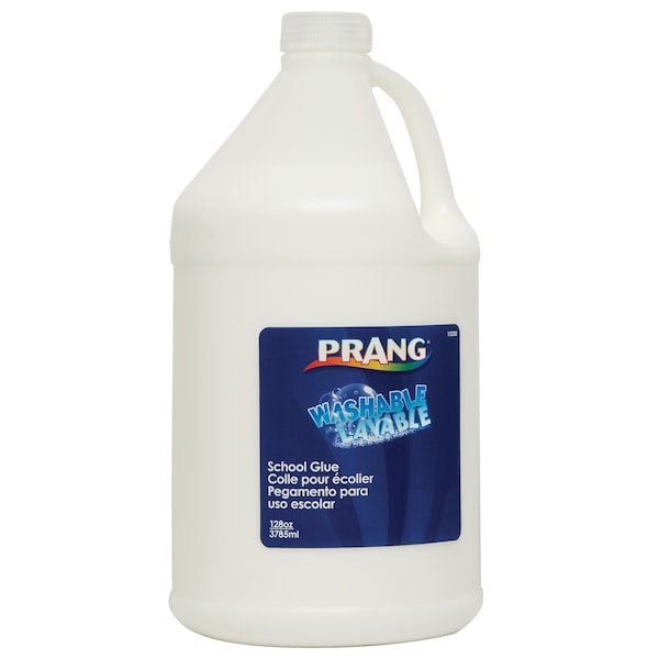 Prang Washable Liquid White School Glue, 128 oz., White - X15230