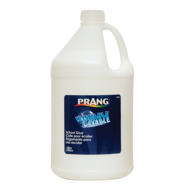 Prang Washable Liquid White School Glue, 128 oz., White - X15230