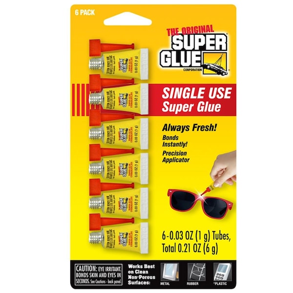 Super Glue 24 Hours The Original All Purpose High Strength Cyanoacrylate, 72PK - SU7127