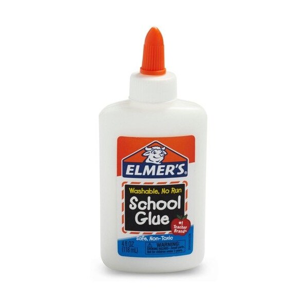 Elmers Elmerft s School Glue, Washable/Nontoxic, 4 oz., Dries Clear - EPIE304