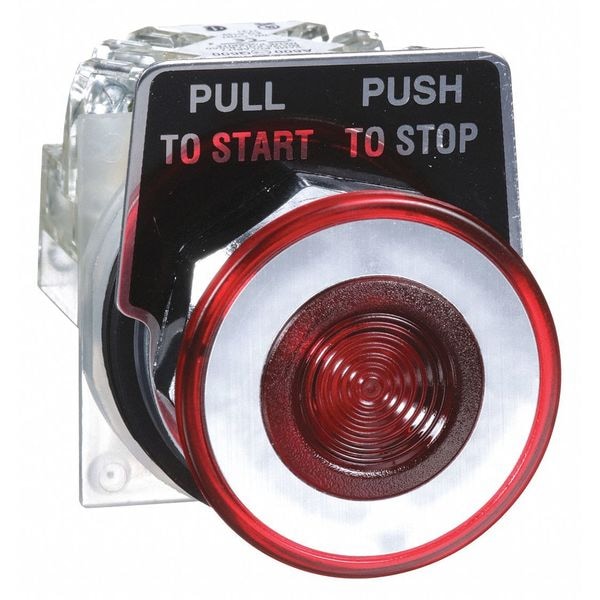 Botón de Pulsación No Iluminado Schneider Electric, 30 mm, 1NO/1NC, Rojo - 9001KR9RH13