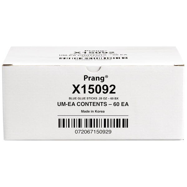 Prang Disappearing Blue Glue Sticks, Washable, 0.28oz, 60PK - X15092