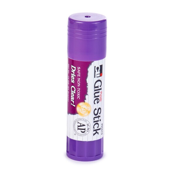 Charles Leonard Purple Glue Sticks, 0.74 oz., 36PK - 95674