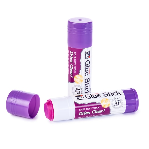 Charles Leonard Purple Glue Sticks, 0.74 oz., 36PK - 95674