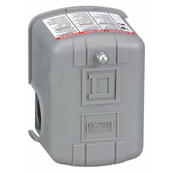 Interruptor de presión para sensores Telemecanique, (1) puerto, 1/4 pulgadas FNPS, DPST, 5 a 65 psi, acción estándar - 9013FSG2J24