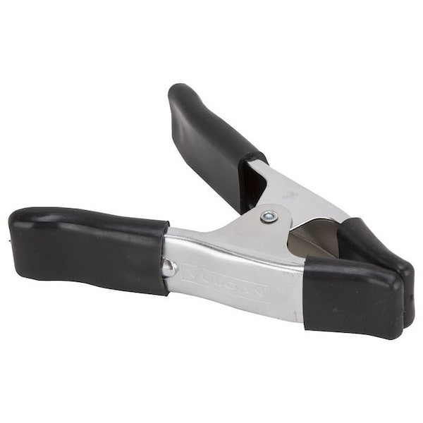 Vulcan Spring Clamp, 1 in Clamping, Steel/PVC, Chrome, Silver - JL27524