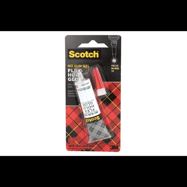 Scotch Adhesive, Black, 9 oz, Cartridge, 12 PK - 64779