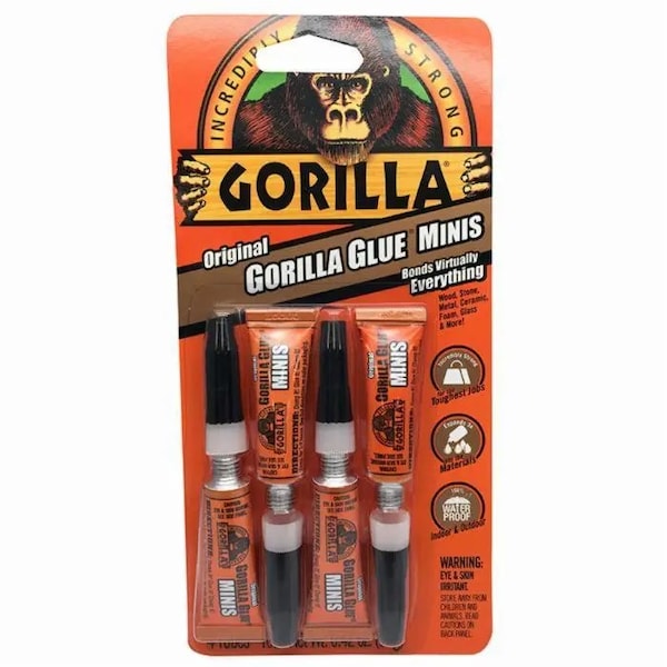 Gorilla Glue 3 gm Neutral Original Glue, Mini, PK 4 - 5000503