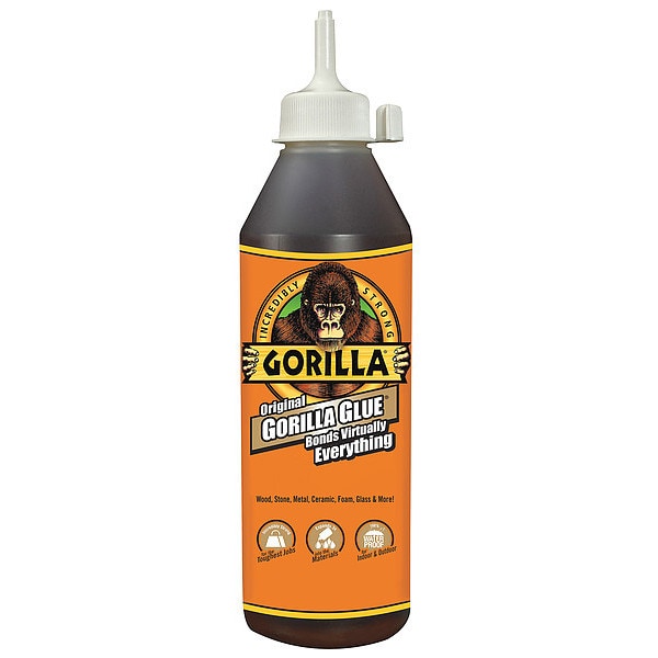 Gorilla Glue Epoxy Adhesive, Yellow, 24 hr Full Cure, 18 oz, Syringe - 5001803