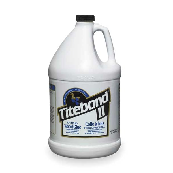 Titebond Wood Glue, II Premium Extend Series, Off White, 24 hr Full Cure, 1 gal, Jug - 4136