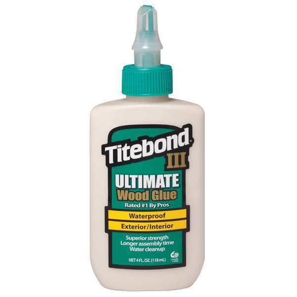 Titebond Epoxy Adhesive, III Ultimate Series, Amber, 24 hr Full Cure, 4 oz, Packet - 1412