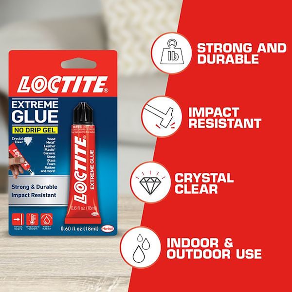Loctite Loctite Extreme High Strength Clear Glue 0.6 oz - 2596210