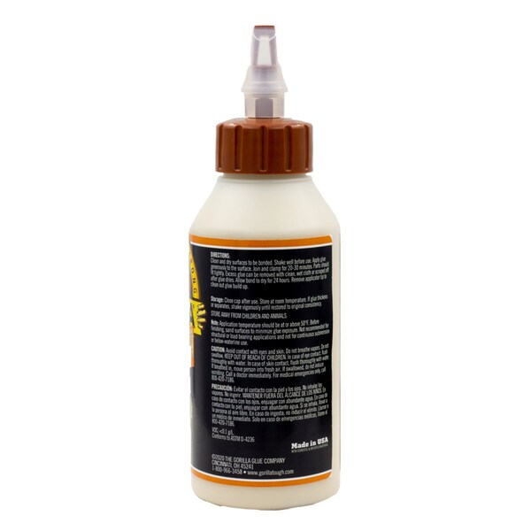 Gorilla Glue Gorilla Extra Strength Natural Wood Glue 8 oz - 104404