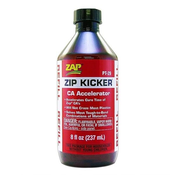 Zap Glue ZAP Glue PAAPT-29 8 oz Zip Kicker Refill Bottle - PAAPT-29
