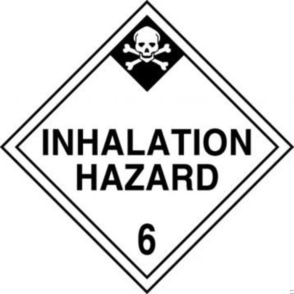 Accuform DOT PLACARD HAZARD CLASS 6  MPL603MG25 - MPL603MG25