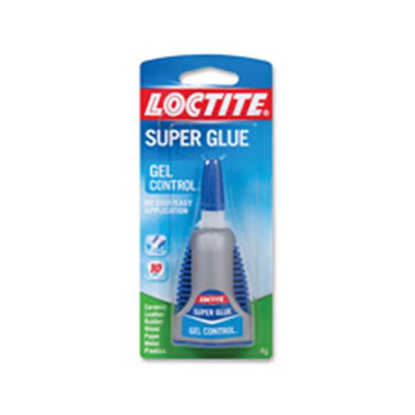 Loctite LOC Super Glue, Gel Control, No-Drip, .14 oz., Clear - LO464069